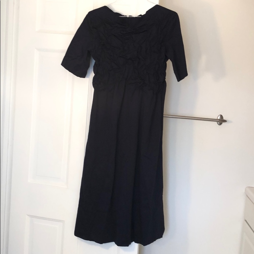 COS blue cotton dress